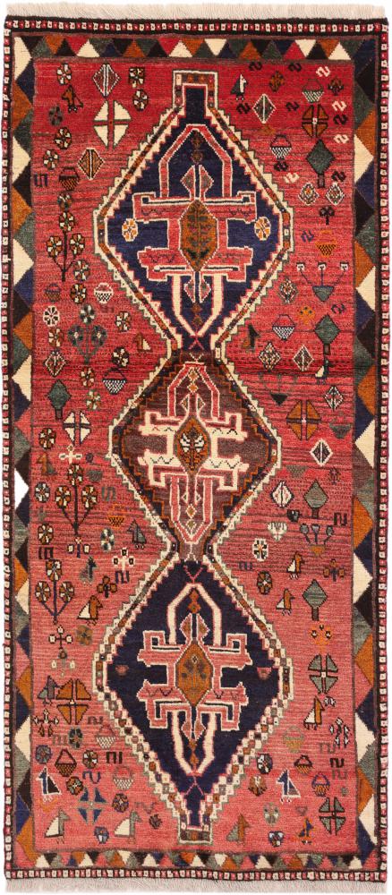 Tapete persa Shiraz 192x84 192x84, Tapete persa Atado à mão