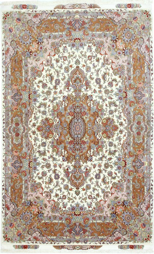 Persian Rug Tabriz 50Raj Silknkette 337x214 337x214, Persian Rug Knotted by hand