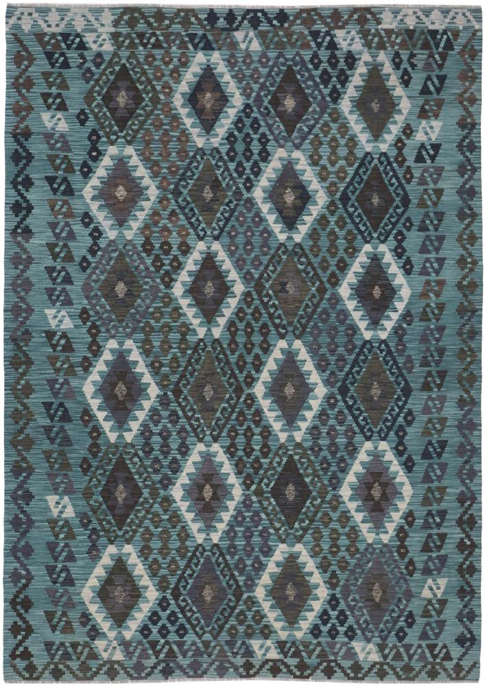 Afghanischer Teppich Kelim Afghan 286x209 286x209, Perserteppich Handgewebt