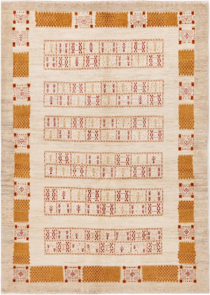 Persian Rug Persian Gabbeh Loribaft 6'9"x4'11" 6'9"x4'11", Persian Rug Knotted by hand