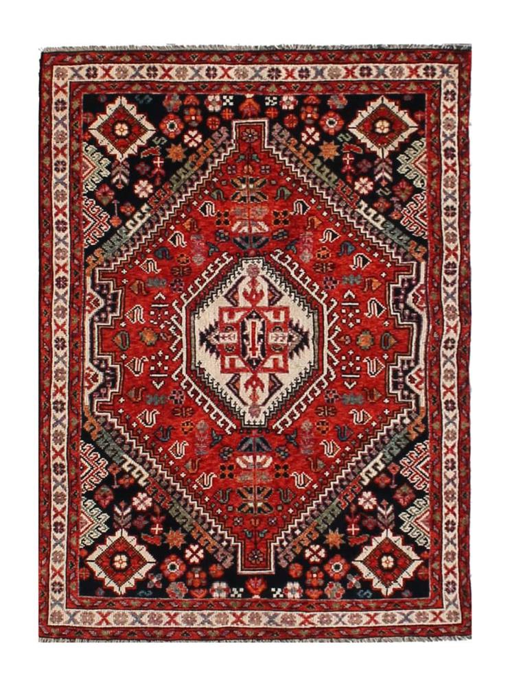 Pakistanischer Teppich Kazak Ghashghai 198x138 198x138, Perserteppich Handgeknüpft