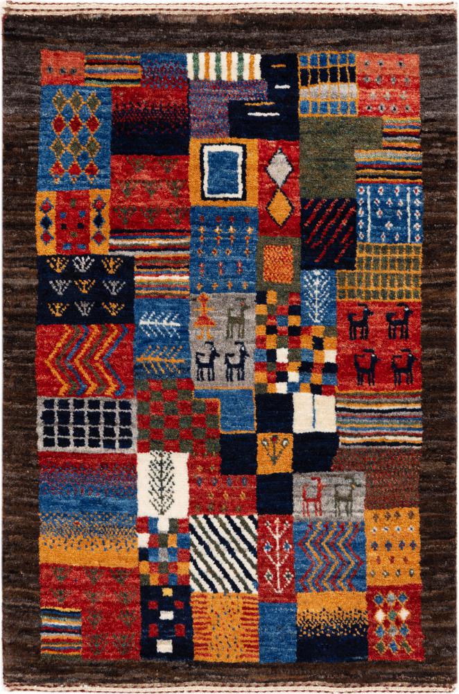 Persian rug Persian Gabbeh Loribaft Atelier 92x61 92x61, Persian rug Hand-knotted