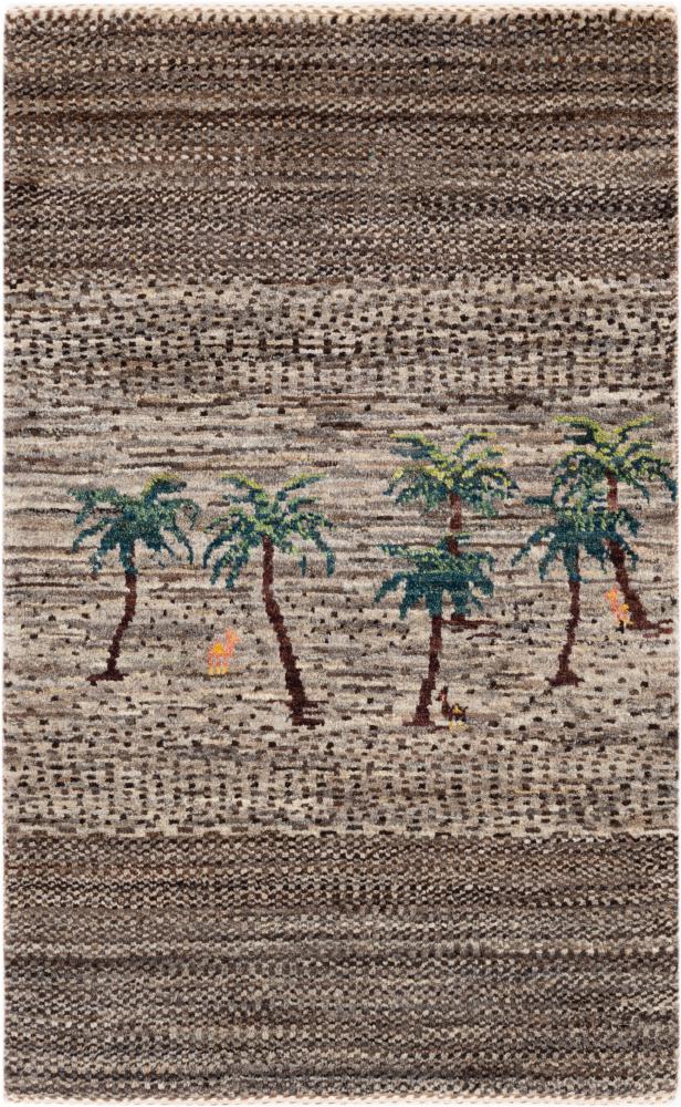 Covor persan Persan Gabbeh Loribaft Atelier 103x66 103x66, Covor persan Înnodat manual