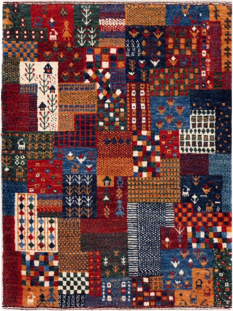 Perzisch tapijt Perzisch Gabbeh Loribaft Nowbaft 82x63 82x63, Perzisch tapijt Handgeknoopte