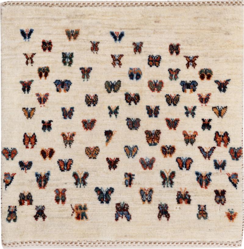 Perzisch tapijt Perzisch Gabbeh Loribaft Nowbaft 51x49 51x49, Perzisch tapijt Handgeknoopte