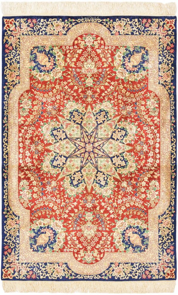 Persisk matta Qum Silk 121x79 121x79, Persisk matta Handknuten