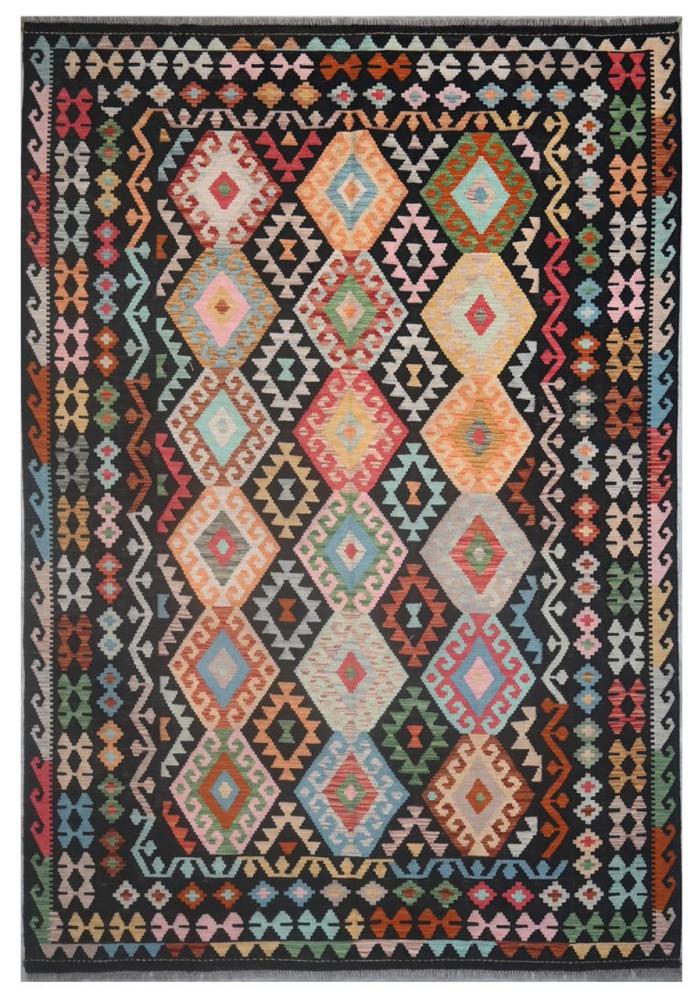 Afghan rug Kilim Afghan 9'11"x6'8" 9'11"x6'8", Persian Rug Woven by hand