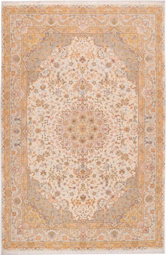 Persialainen matto Tabriz 60Raj Silkkiloimi 308x201 308x201, Persialainen matto Solmittu käsin