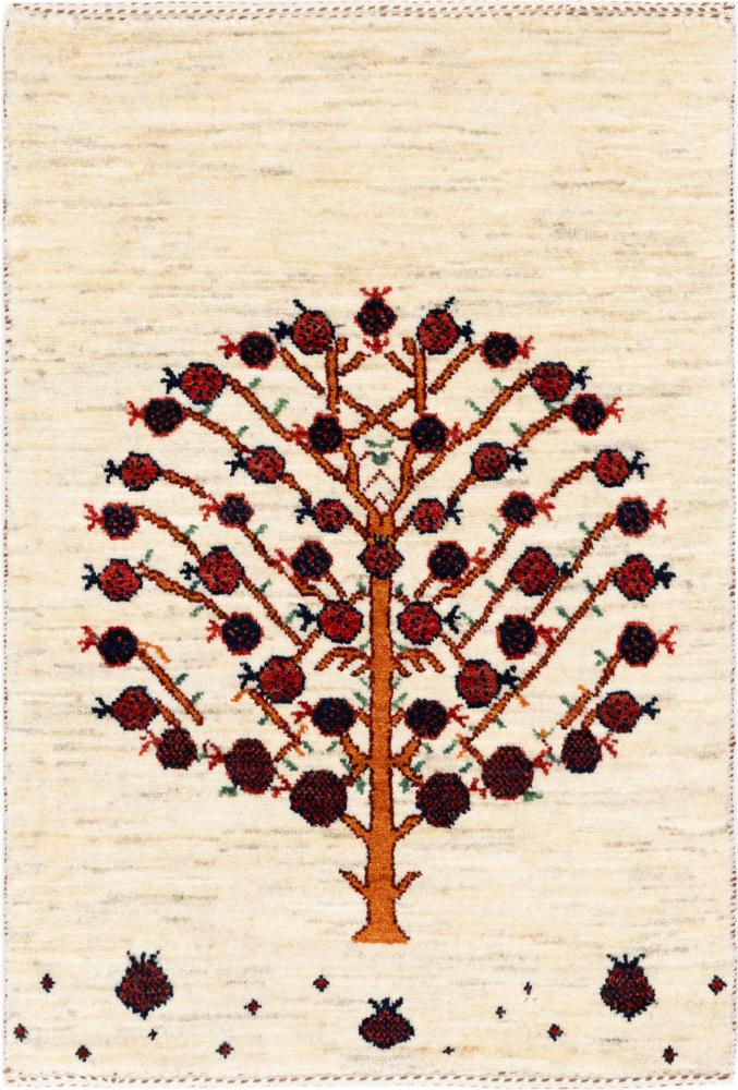Tapis persan Persan Gabbeh Loribaft Atelier 89x61 89x61, Tapis persan Noué à la main