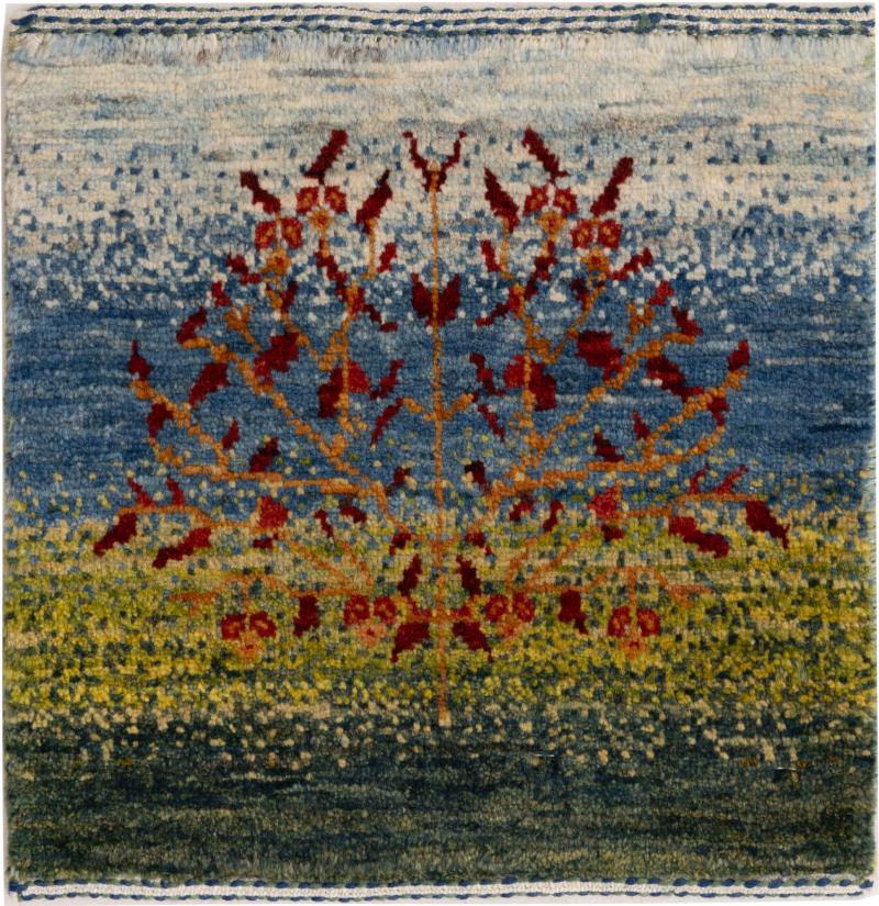 Persisk tæppe Persisk Gabbeh Loribaft Nowbaft 41x39 41x39, Persisk tæppe Knyttet i hånden