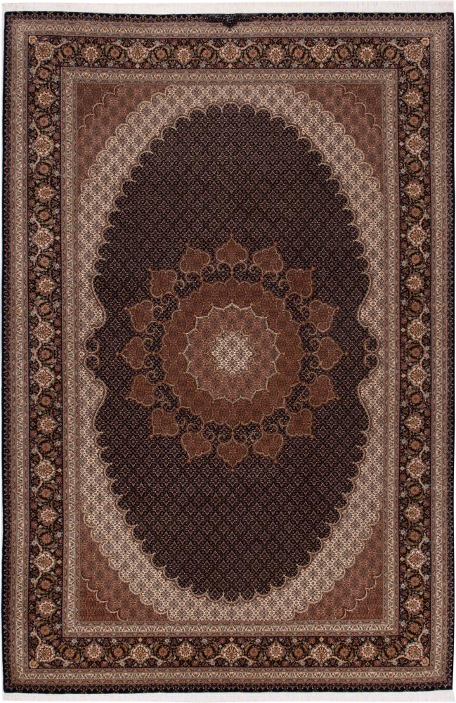 Tapis persan Tabriz 50Raj 302x199 302x199, Tapis persan Noué à la main
