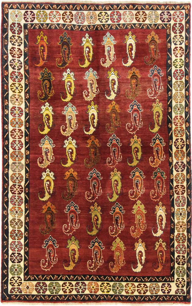 Persisk tæppe Ghashghai 251x161 251x161, Persisk tæppe Knyttet i hånden