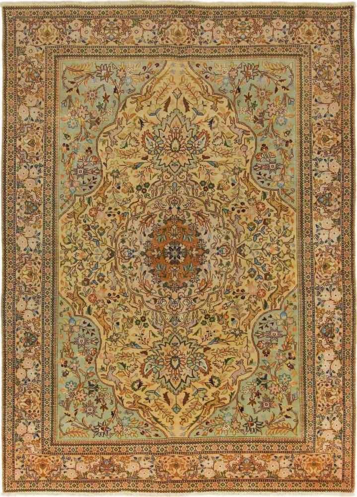 Tapete persa Tabriz Tabatabaei 251x179 251x179, Tapete persa Atado à mão