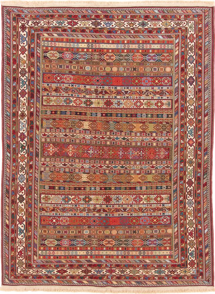 Perzisch tapijt Kilim Soozani 193x146 193x146, Perzisch tapijt Handgeweven