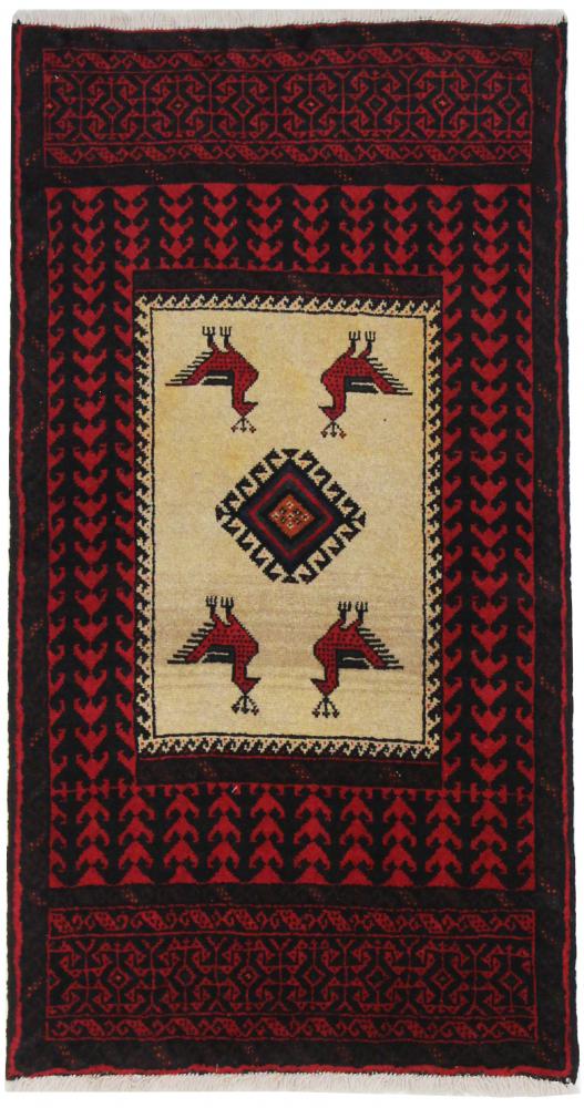 Tapete persa Balúchi 161x84 161x84, Tapete persa Atado à mão