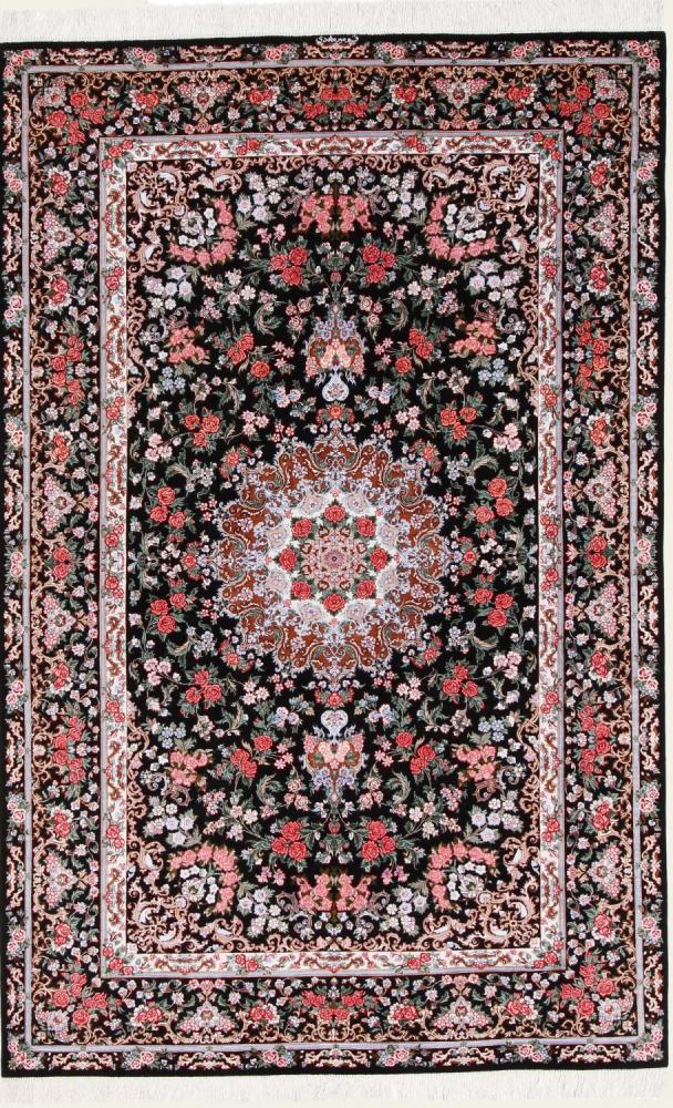 Perzsa szőnyeg Ghom Selyem 6'11"x4'6" 6'11"x4'6", Perzsa szőnyeg Kézzel csomózva