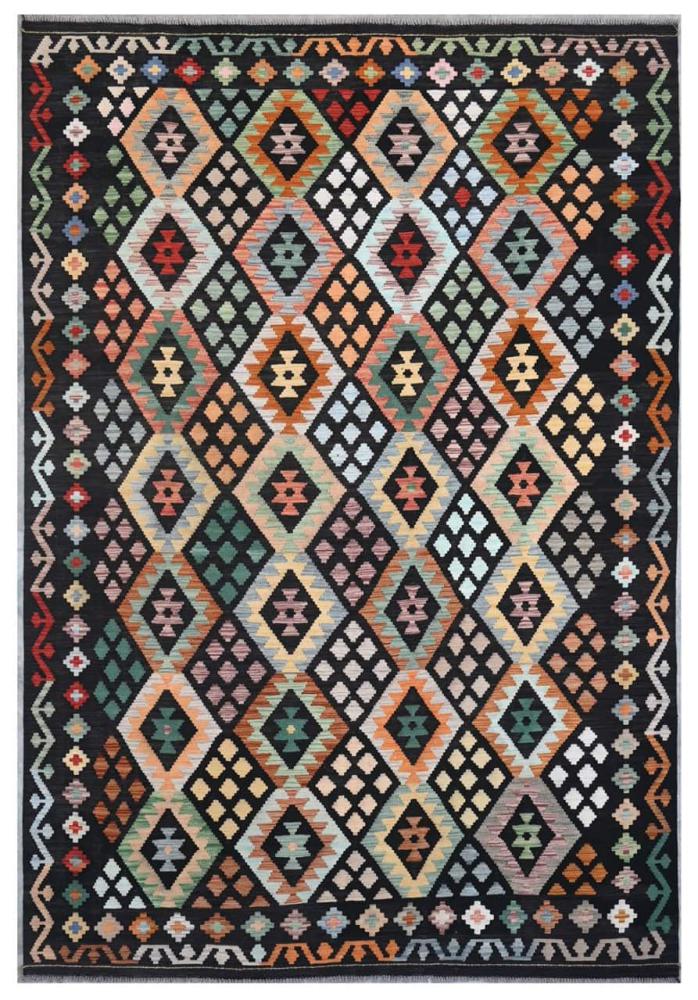 Afghan rug Kilim Afghan 9'9"x6'7" 9'9"x6'7", Persian Rug Woven by hand