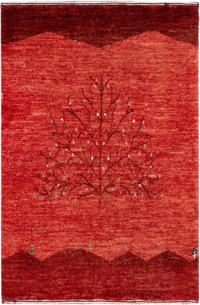 Tapis persan Persan Gabbeh Loribaft Atelier 92x63 92x63, Tapis persan Noué à la main