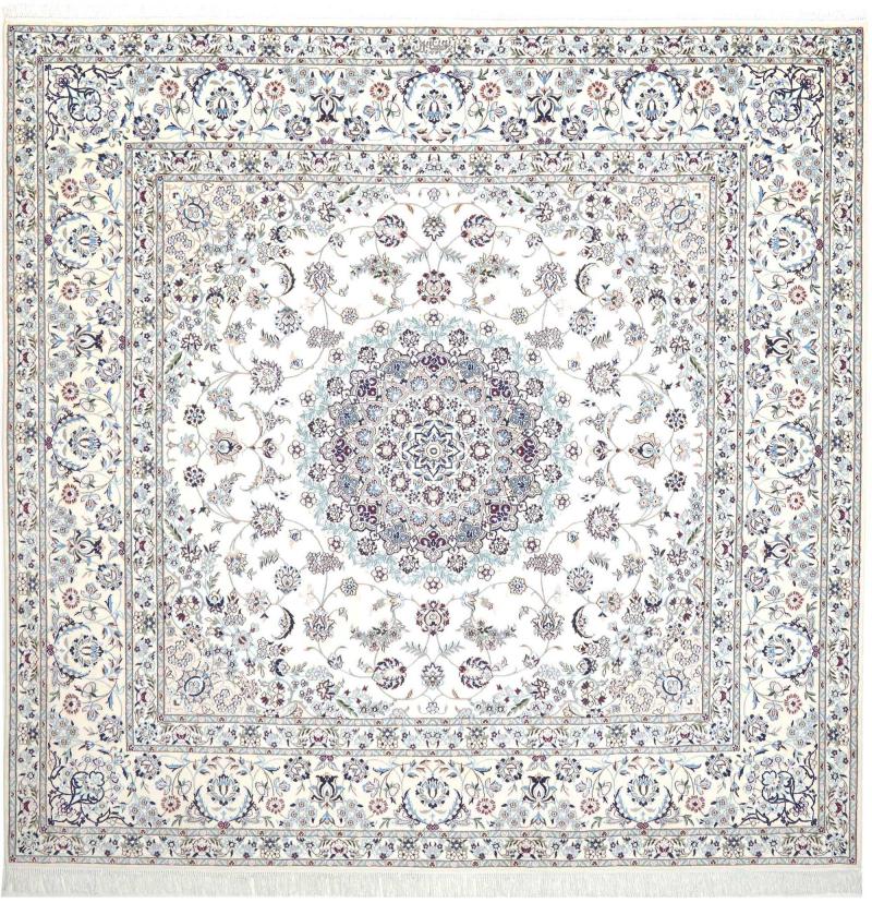 Persian Rug Nain 6La 211x215 211x215, Persian Rug Knotted by hand
