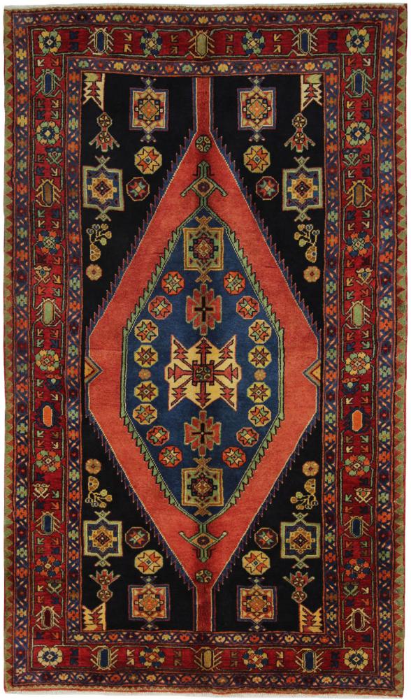 Persisk tæppe Hamadan 227x136 227x136, Persisk tæppe Knyttet i hånden