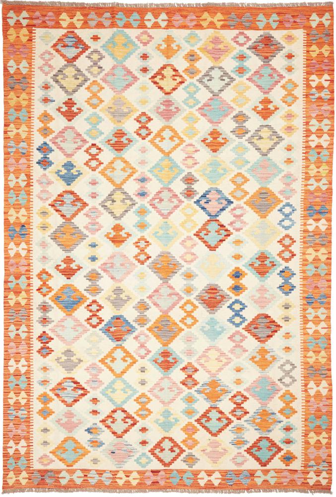 Afghan rug Kilim Afghan 9'9"x6'8" 9'9"x6'8", Persian Rug Woven by hand