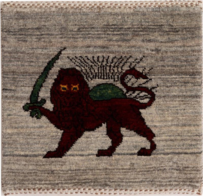 Persisk tæppe Persisk Gabbeh Loribaft Nowbaft 41x39 41x39, Persisk tæppe Knyttet i hånden