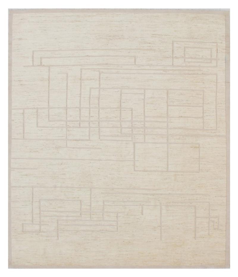 Alfombra afgana Berber Contemporary 441x344 441x344, Alfombra persa Anudado a mano