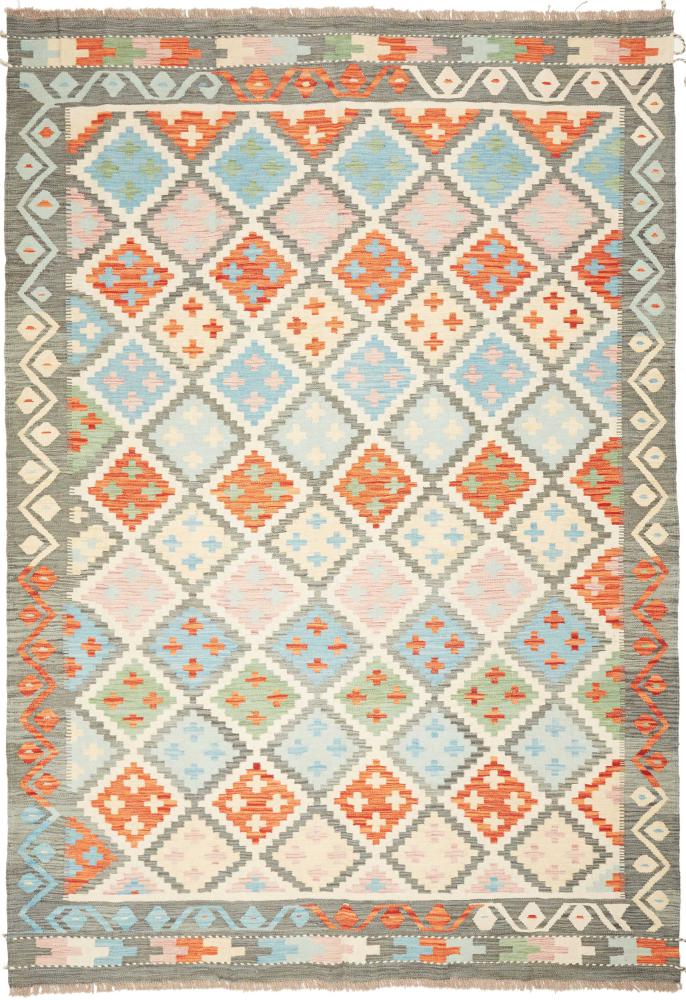 Tapete afegão Kilim Afegão 298x207 298x207, Tapete persa Tecido à mão