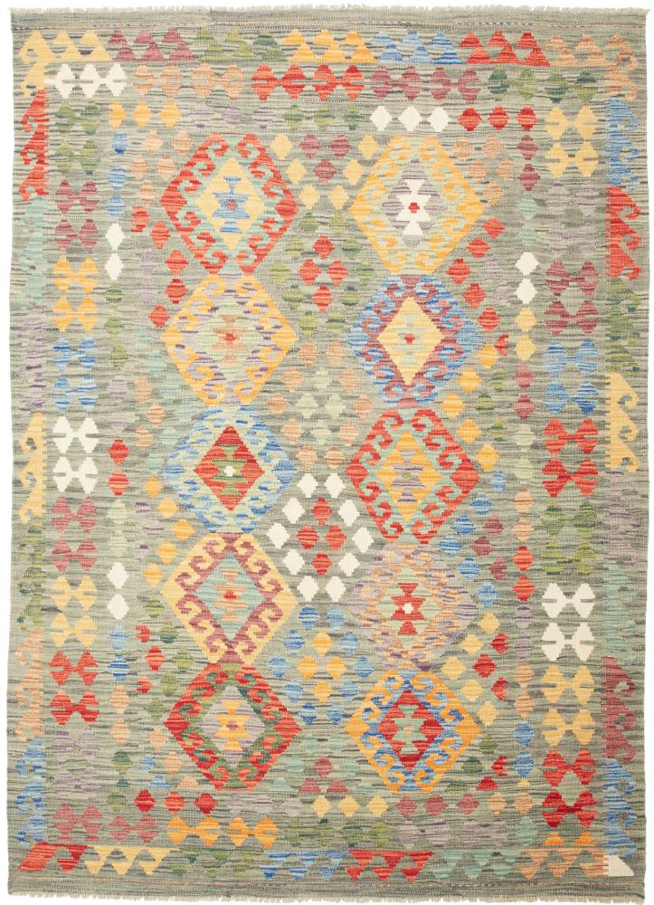 Tapis afghan Kilim  Afghan 238x168 238x168, Tapis persan Tissé à la main