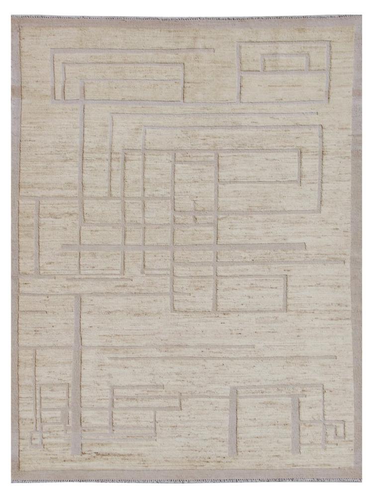 Alfombra afgana Berber Contemporary 234x167 234x167, Alfombra persa Anudado a mano