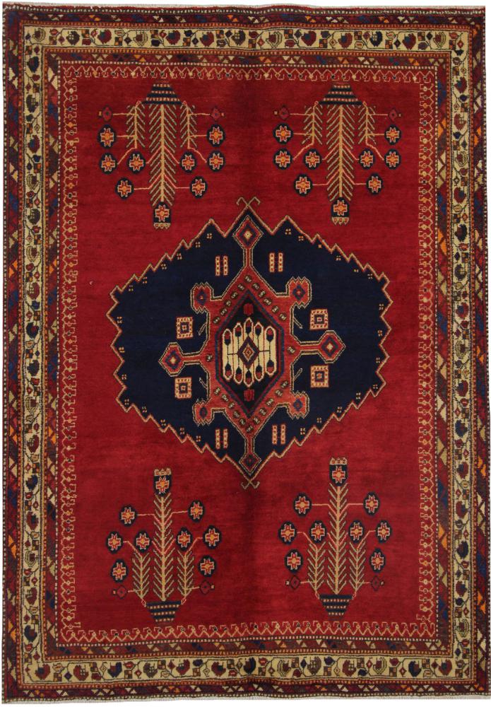 Persisk tæppe Afshar 227x161 227x161, Persisk tæppe Knyttet i hånden