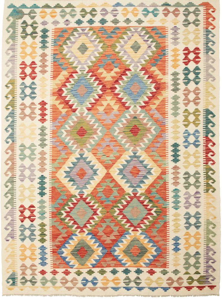 Afghanska mattan Kilim  Afghan 244x180 244x180, Persisk matta handvävd 