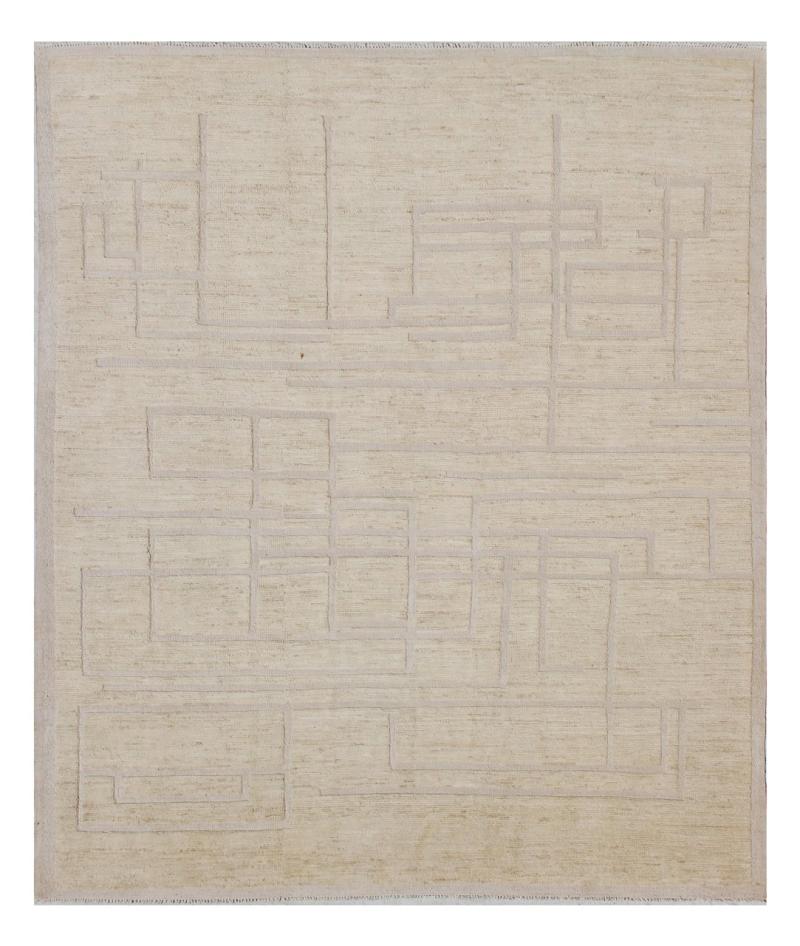 Afganistan-matto Berber Contemporary 291x248 291x248, Persialainen matto Solmittu käsin