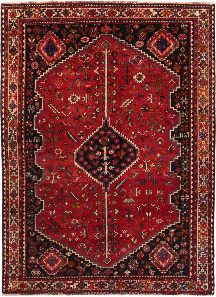 Tapete persa Shiraz 245x179 245x179, Tapete persa Atado à mão