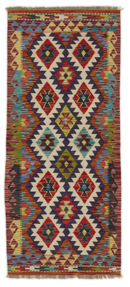 Αφγανικό χαλί Κιλίμ Afghan 188x81 188x81, Περσικό χαλί Οι κόμποι έγιναν με το χέρι