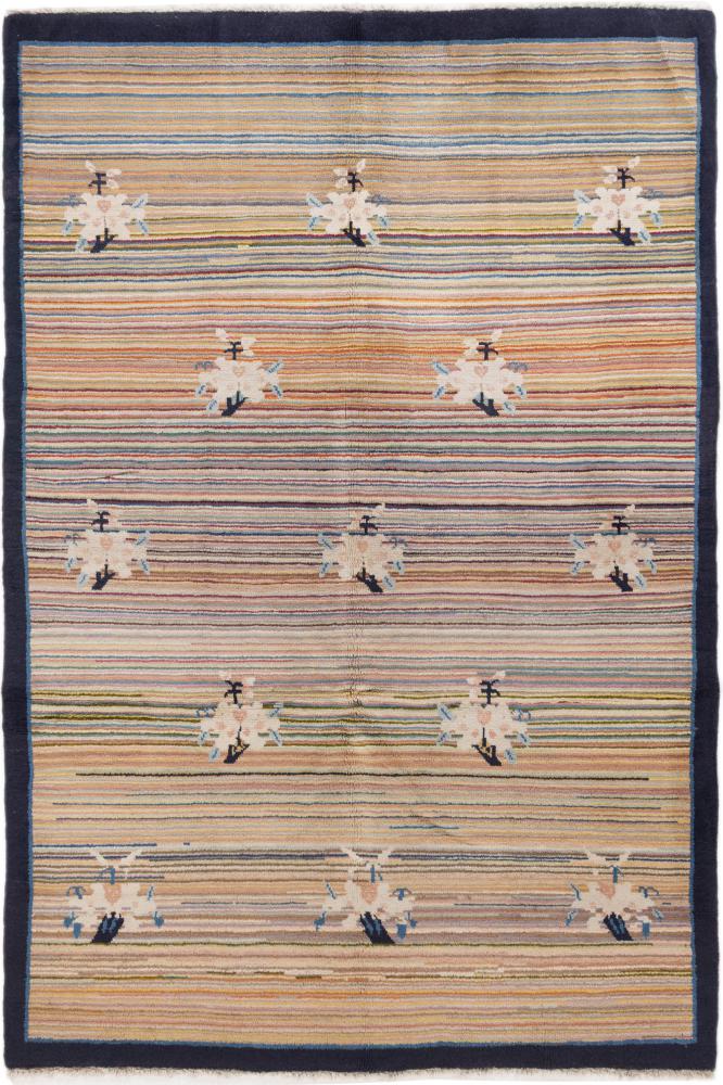 Tappeto cinese Cinesi Ninxia Vegeta Vecchio 183x122 183x122, Tappeto persiano Annodato a mano