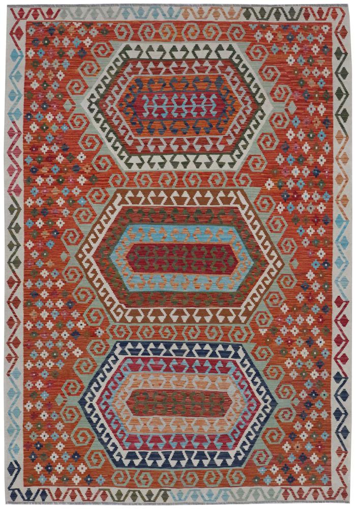 Tapis afghan Kilim Afghan 296x215 296x215, Tapis persan Tissé à la main