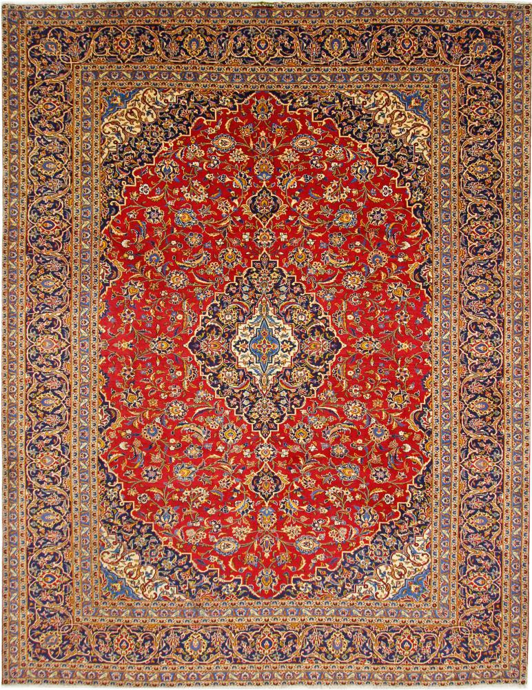 Perzsa szőnyeg Kashan 13'0"x9'11" 13'0"x9'11", Perzsa szőnyeg Kézzel csomózva
