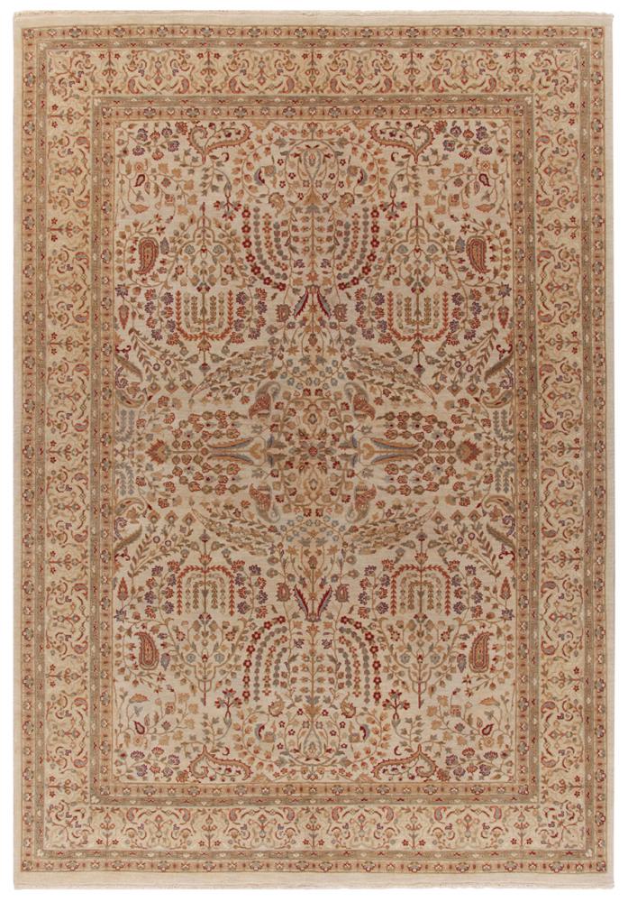Indischer Teppich Indo Täbriz Royal 7'10"x5'7" 7'10"x5'7", Perserteppich Handgeknüpft