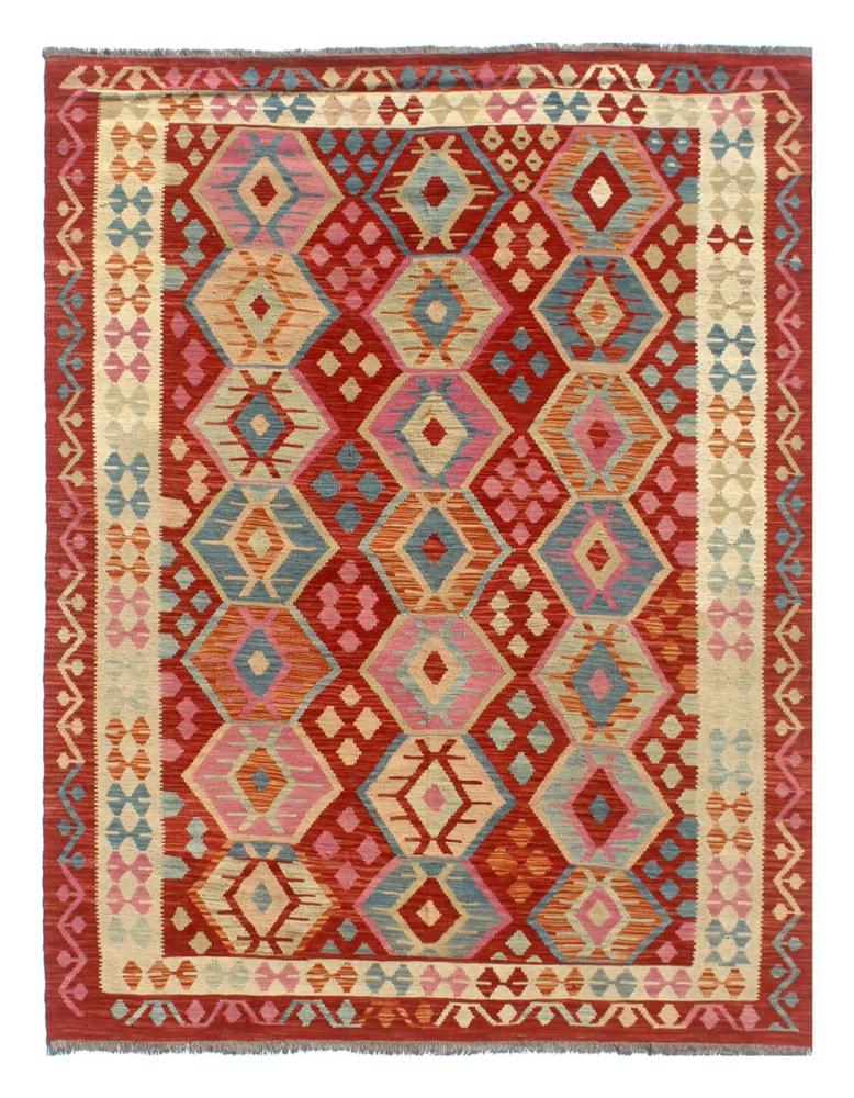 Afghan rug Kilim Afghan 7'11"x5'8" 7'11"x5'8", Persian Rug Woven by hand