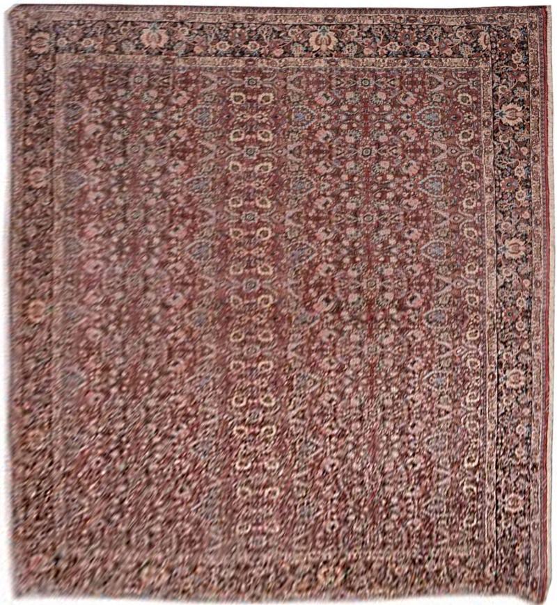 Perzisch tapijt Bidjar Bukan 371x399 371x399, Perzisch tapijt Handgeknoopte