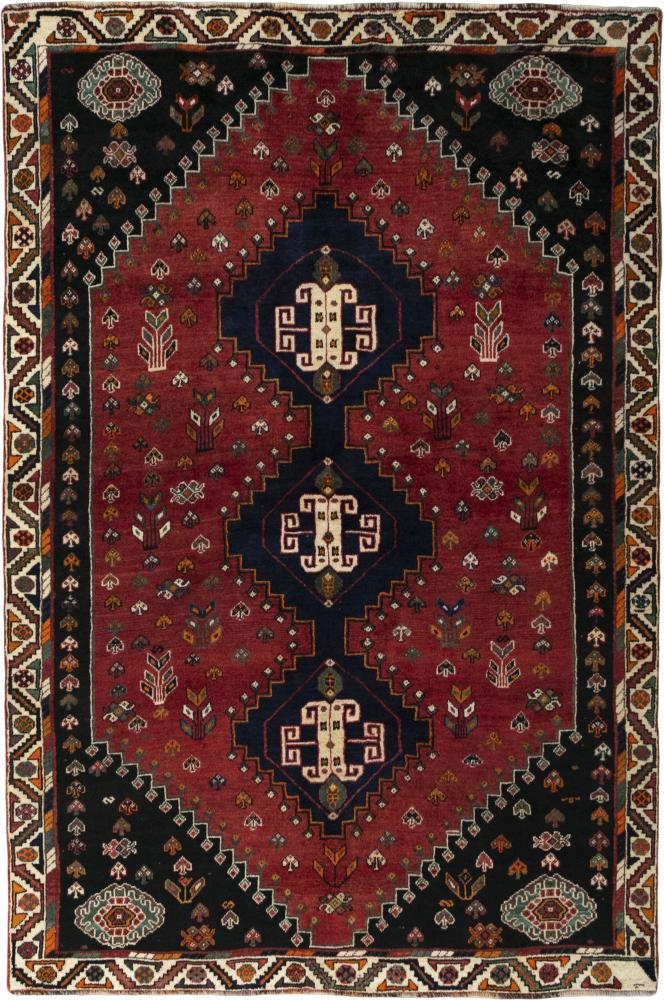 Persian Rug Shiraz 269x179 269x179, Persian Rug Knotted by hand