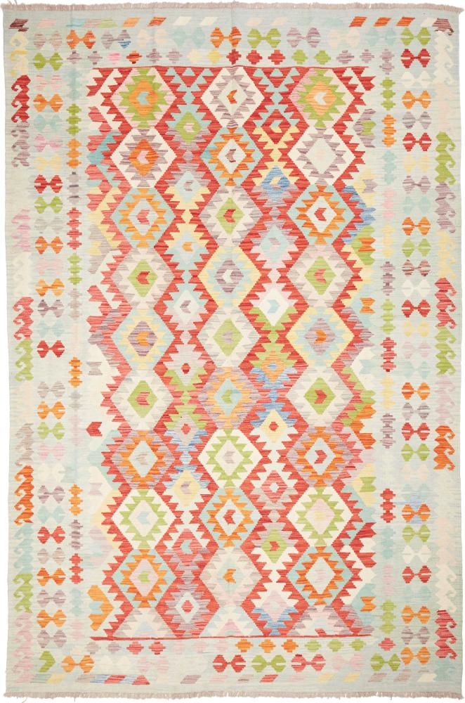 Tapete afegão Kilim Afegão 296x200 296x200, Tapete persa Tecido à mão