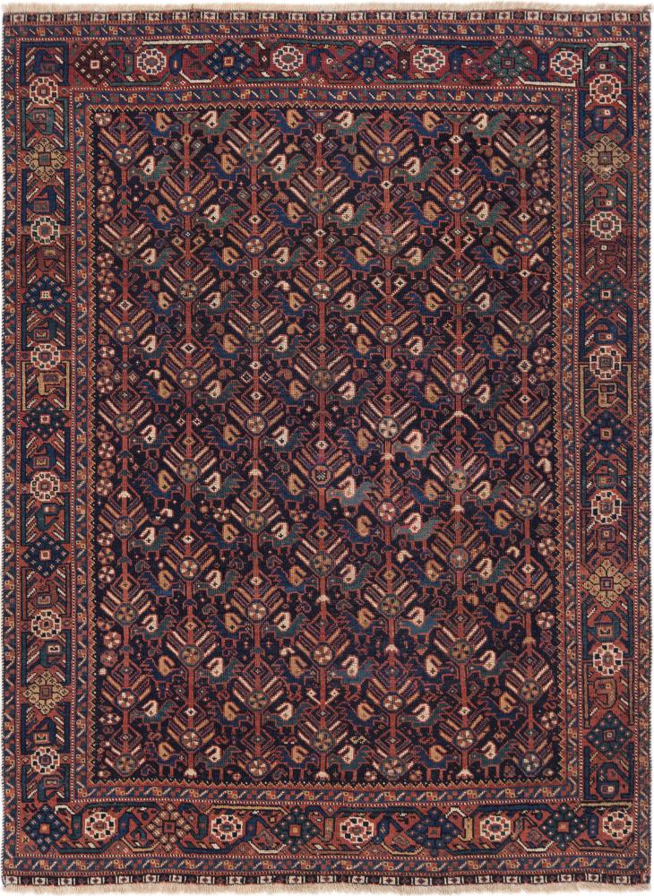 Persian Rug Afshar Old 196x146 196x146, Persian Rug Knotted by hand