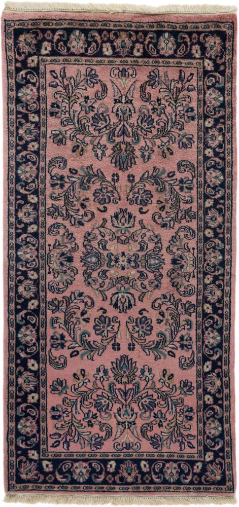 Tapis indien Indo Sarough 142x70 142x70, Tapis persan Noué à la main