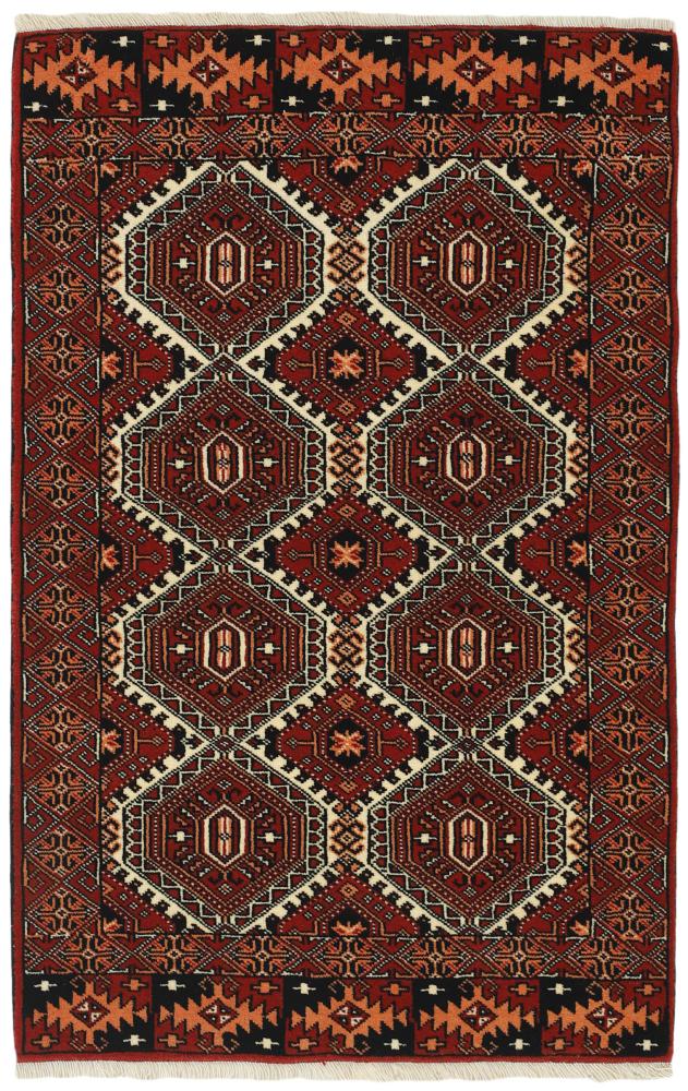 Persian Rug Turkaman 126x84 126x84, Persian Rug Knotted by hand