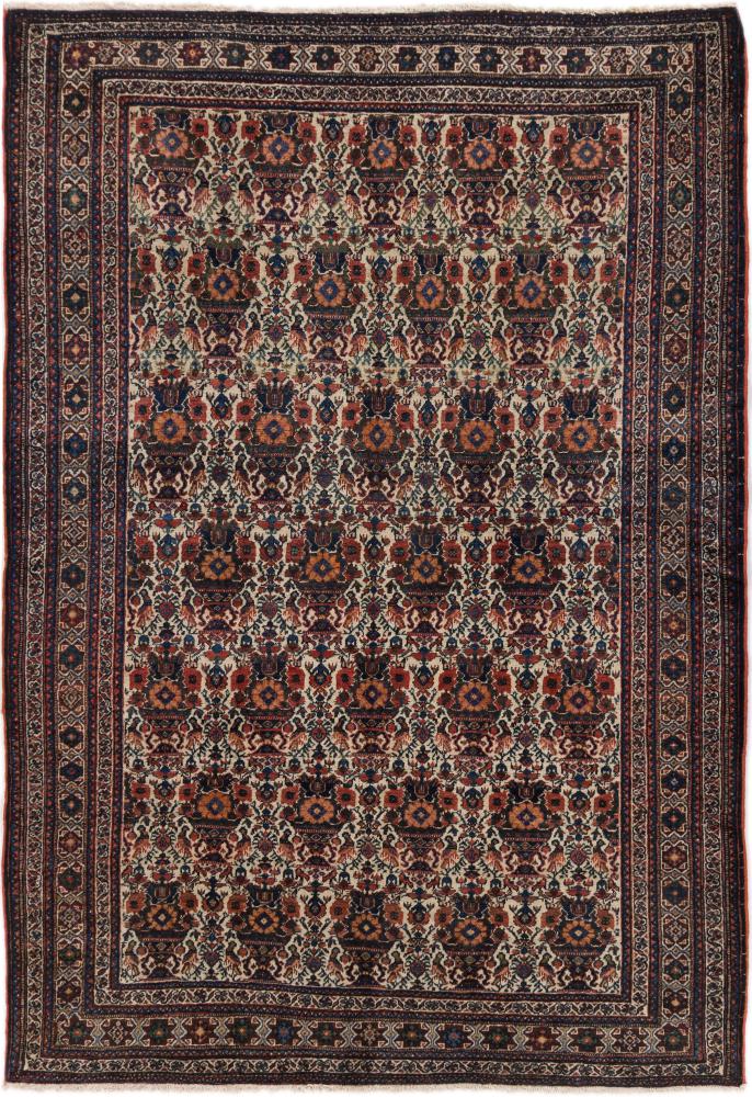 Persian Rug Afshar Old 208x145 208x145, Persian Rug Knotted by hand