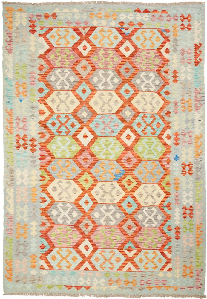 Tapete afegão Kilim Afegão 290x200 290x200, Tapete persa Tecido à mão