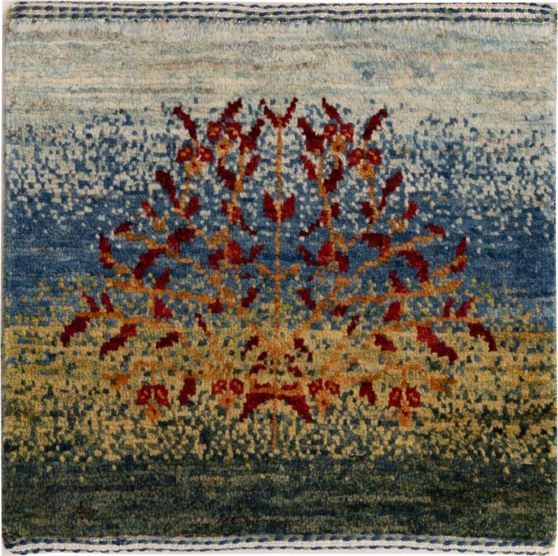 Persisk tæppe Persisk Gabbeh Loribaft Nowbaft 41x39 41x39, Persisk tæppe Knyttet i hånden