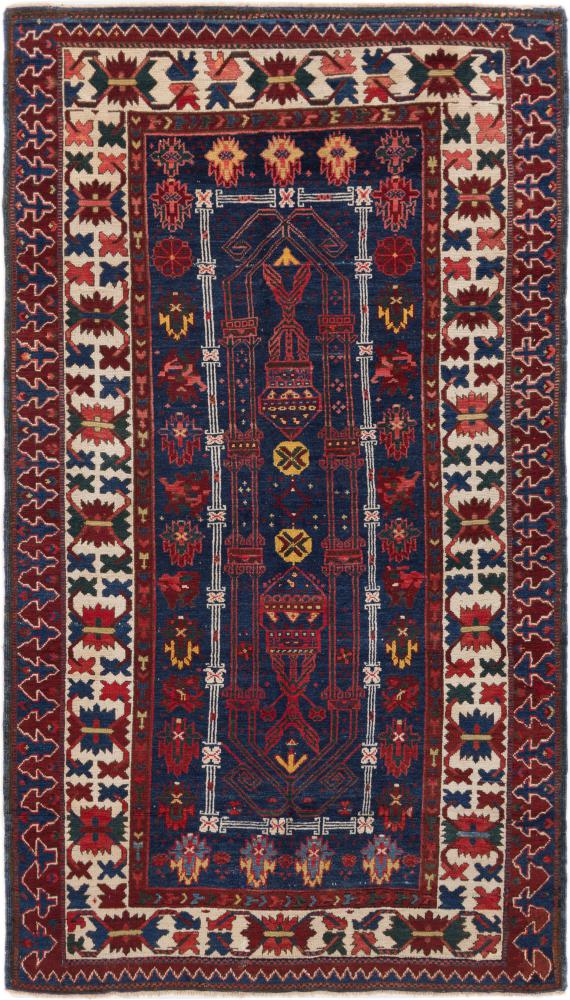 Covor rusesc Kazak Vechi 218x125 218x125, Covor persan Lucrate de mână